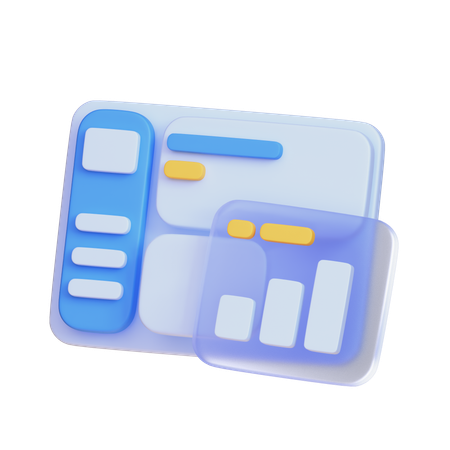 Performance Dashboard  3D Icon