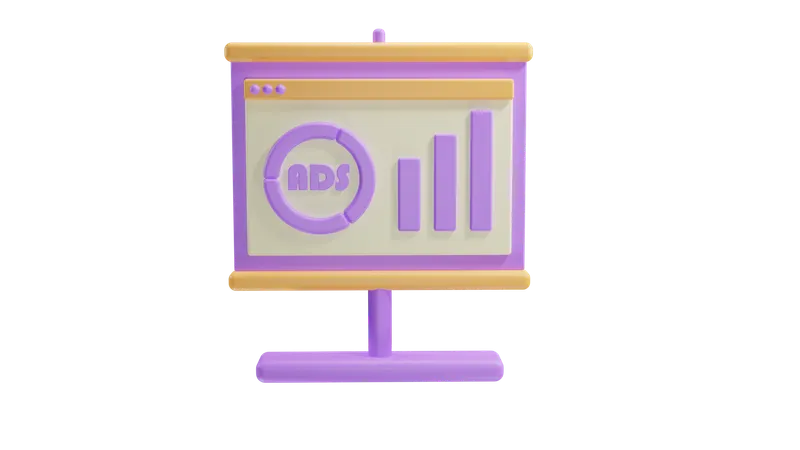 Performances du marketing numérique  3D Icon