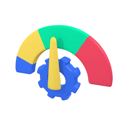 Performance Measuring  3D Illustration