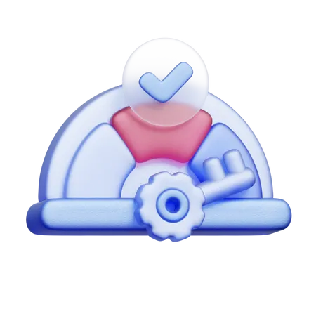 Performance Rating Meter  3D Icon