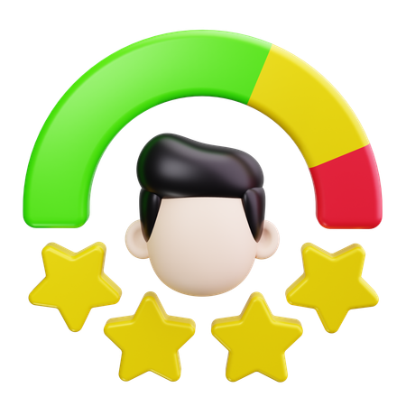 Performance Review  3D Icon