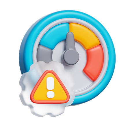 パフォーマンスリスク  3D Icon