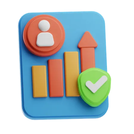 Performance Tracking  3D Icon