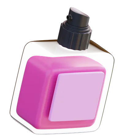 3 D Illustration Perfume 3D Icon