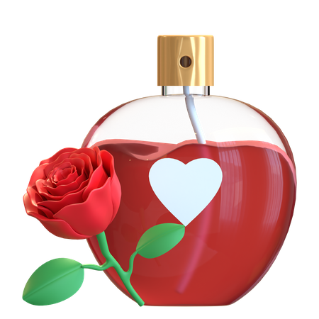 Perfume de rosa  3D Icon