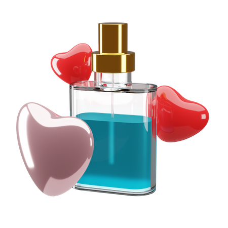 Perfume Love 3D Illustration