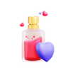 3d valentine perfume logo