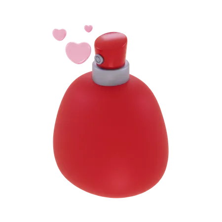 Love Perfume 3 D Illustration 3D Icon