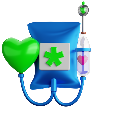 Perfusion intraveineuse  3D Icon