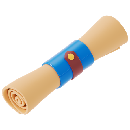 Pergamino  3D Icon