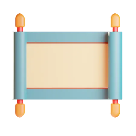 Pergamino chino  3D Icon