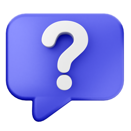 FAQ helpdesk  3D Icon