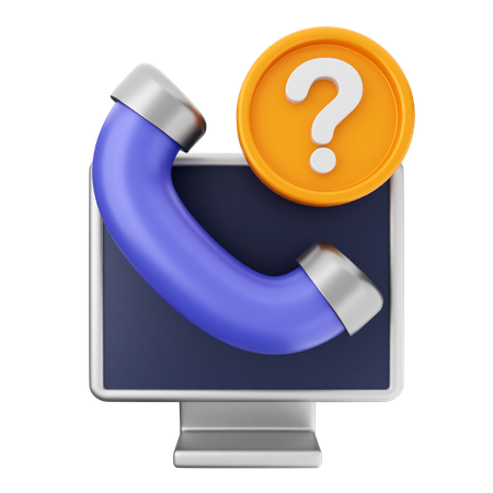 FAQ helpdesk  3D Icon