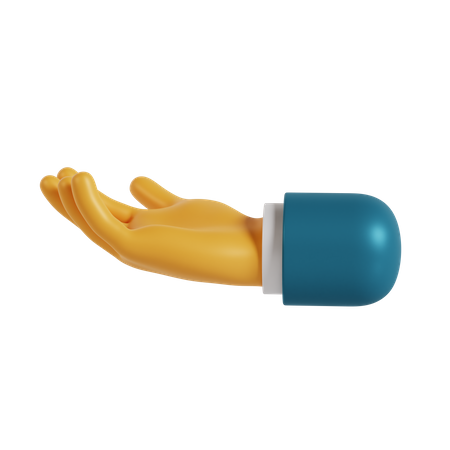 Pergunte o gesto com a mão  3D Icon