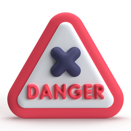 Perigo  3D Icon