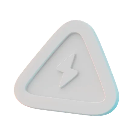 Perigo alta voltagem  3D Icon