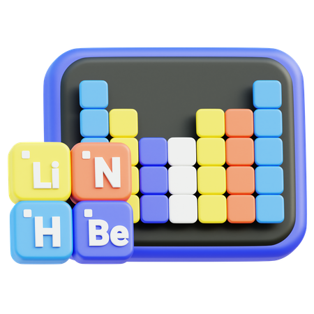 Periodic Table  3D Icon