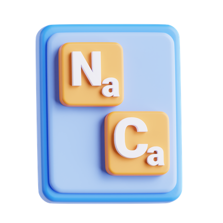 Periodic Table  3D Icon