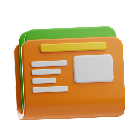 Periódico  3D Icon