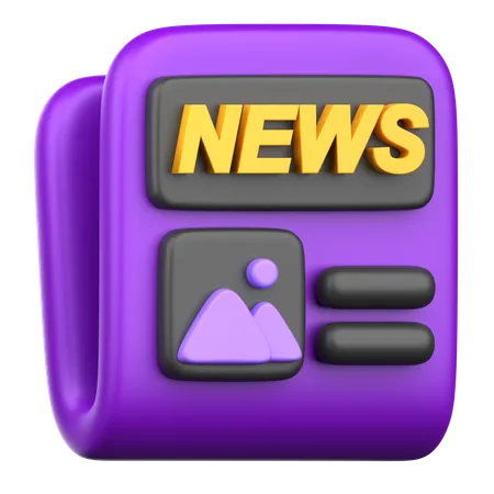 Periódico  3D Icon