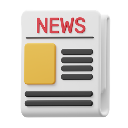 Periódico  3D Icon
