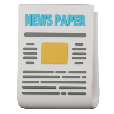 Periódico  3D Icon