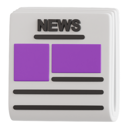 Periódico  3D Icon