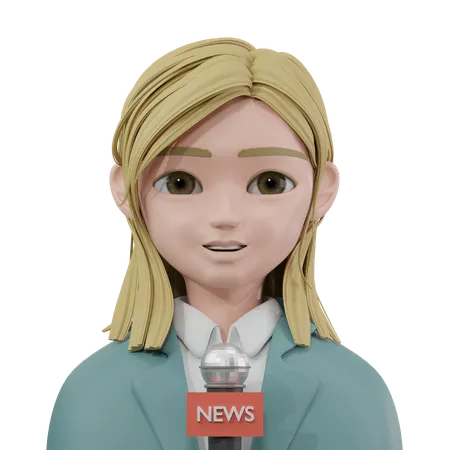 Periodista  3D Icon