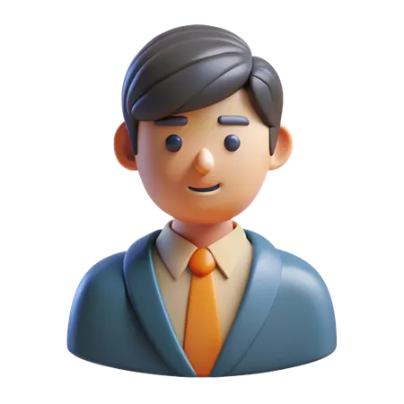 Avatar de periodista  3D Icon