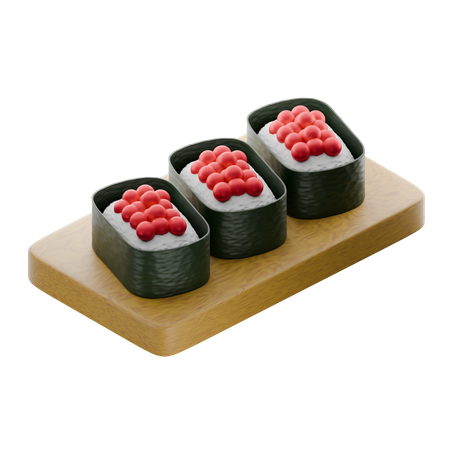 Sushi de perla  3D Icon