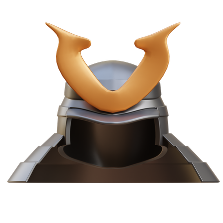Casque de samouraï  3D Icon