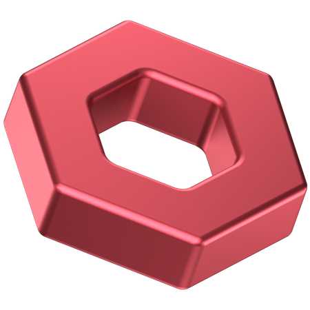 Forma abstracta de perno  3D Icon