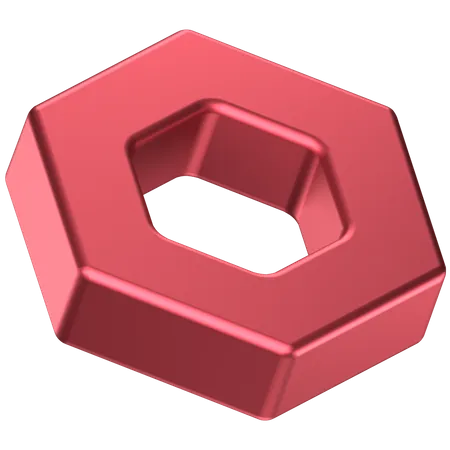 Forma abstracta de perno  3D Icon