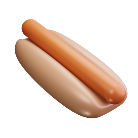 Hot dog  3D Icon