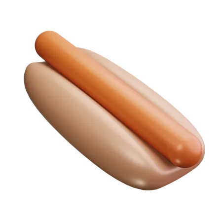 Hot dog  3D Icon