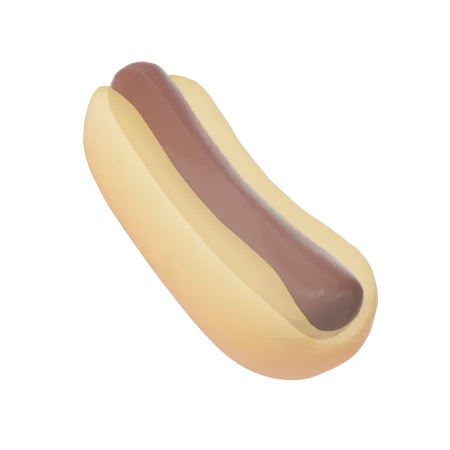 Hot dog  3D Icon