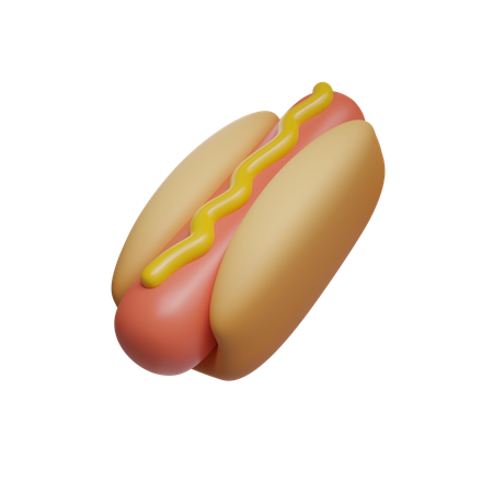 Perritos calientes  3D Icon