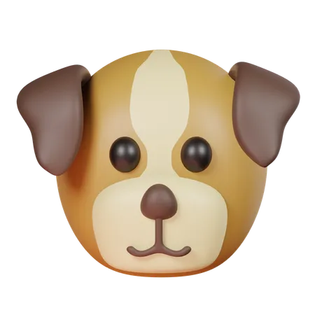 Perro  3D Icon