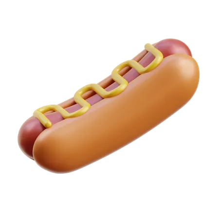 Hot dog  3D Icon