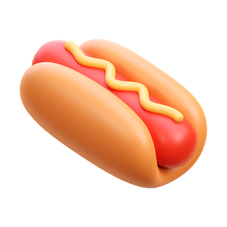 Hot dog  3D Icon