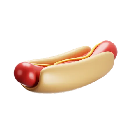 Hot dog  3D Icon