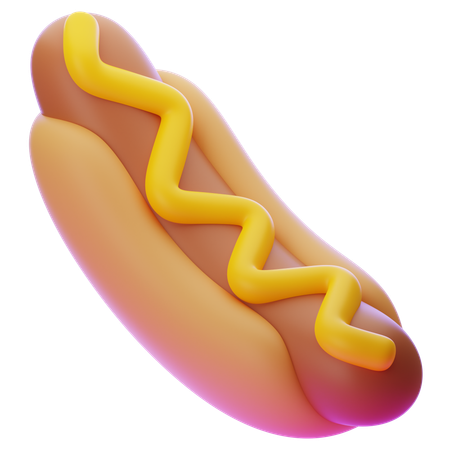 Hot dog  3D Icon