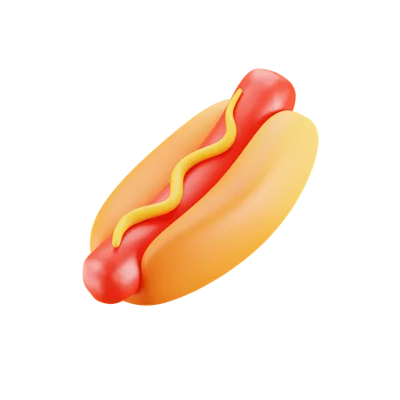 Hot dog  3D Icon