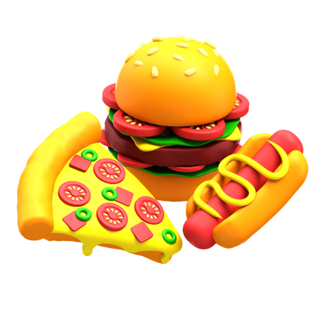 Hot dog  3D Icon