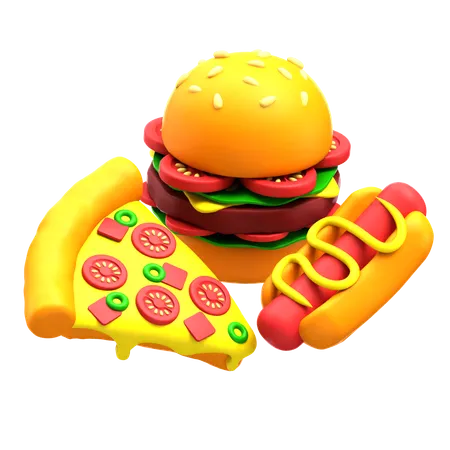 Hot dog  3D Icon