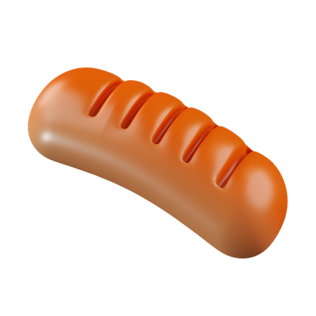 Hot dog  3D Icon