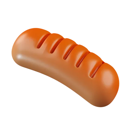 Hot dog  3D Icon