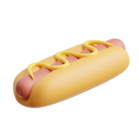 Hot dog  3D Icon