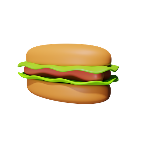 Hot dog  3D Icon