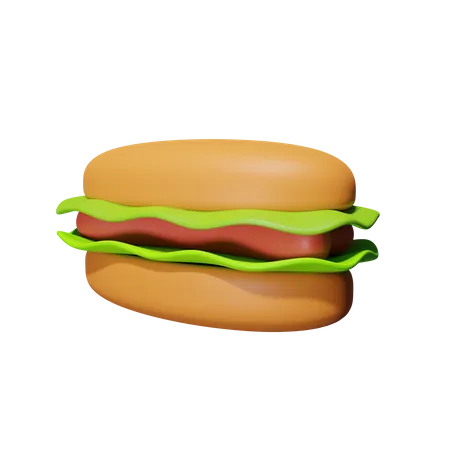 Hot dog  3D Icon